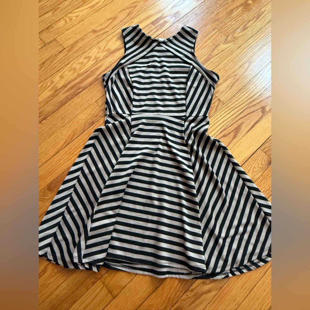 Rolla Coster Black and Beige Mini Dress